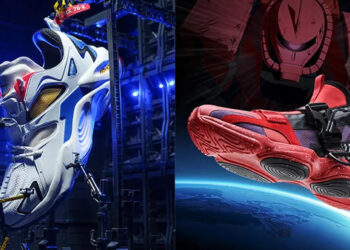 บริษัทจีนเปิดตัวสนีกเกอร์ Gundam มาพร้อมกล่องรองเท้าสุดเท่ และเสื้อยืดลาย Gundam