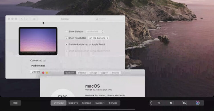 แอพ Sidecar บน macOS Catalina ทำให้ MacBook รุ่นที่ไม่มี Touch Bar ก็ใช้งาน Touch Bar ได้