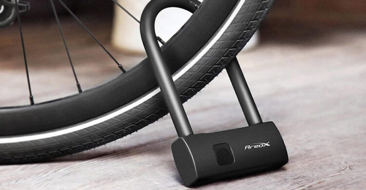 Xiaomi AreoX Smart Fingerprint U-Lock แม่กุญแจที่ไขได้ด้วยลายนิ้วมือ เหมาะสำหรับล็อคล้อจักรยาน ราคาราว 890 บาท