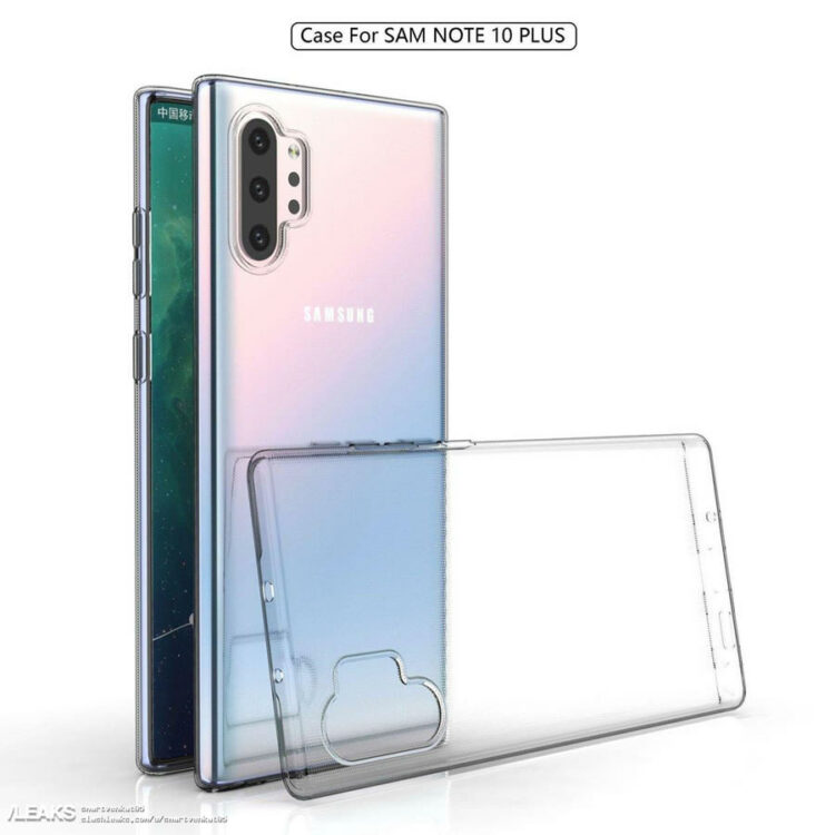 ภาพหลุดเคสสำหรับ Samsung Galaxy Note 10 และ Note 10 Plus เผยดีไซน์ตรงกับภาพเรนเดอร์ของสมาร์ทโฟน