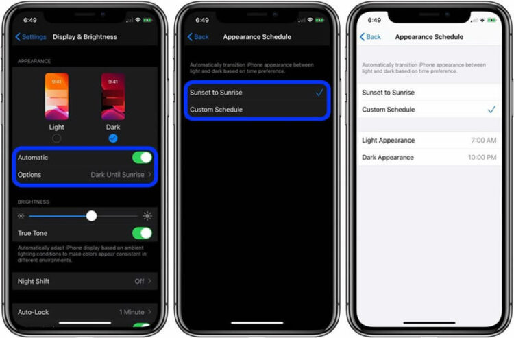 รวมวิธีเปิดใช้งาน Dark Mode ใน iOS 13 บน iPhone และ iPhone