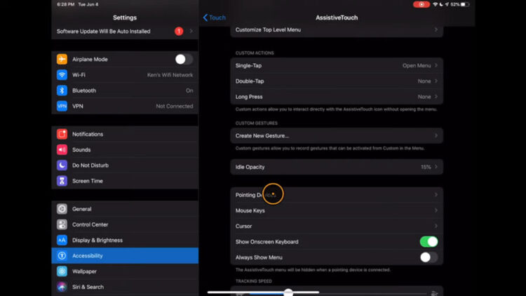 วิธีเปิดใช้เม้าส์บน iPad หลังจากอัพเดทมาใช้ iPadOS เวอร์ชั่น Beta