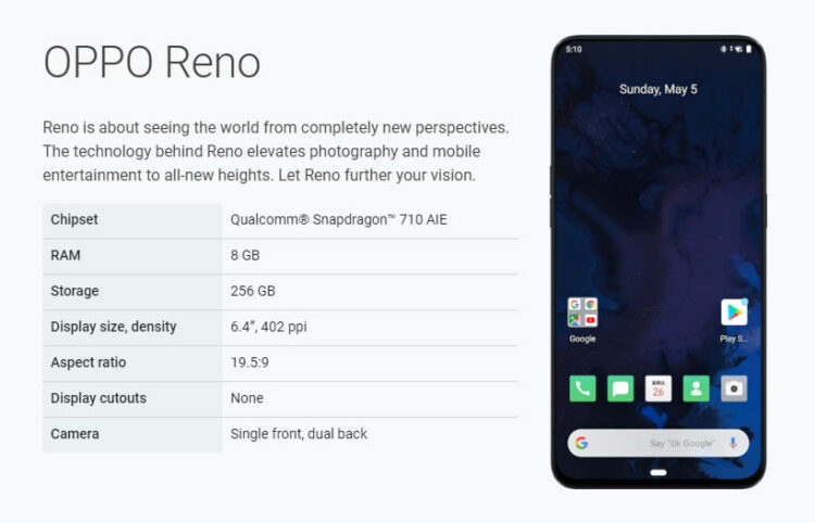 OPPO Reno ได้รับการอัพเดท Android Q Beta แล้ว ซึ่งเป็นเวอร์ชั่นทดสอบ เหมาะสำหรับนักพัฒนาซอฟต์แวร์