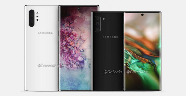 เผยภาพเรนเดอร์ Samsung Galaxy Note 10 Pro มาพร้อมกล้องหลัง 4 ตัว จอ 6.75 นิ้ว RAM 12GB แบตเตอรี่ 4,500mAh รองรับชาร์จเร็ว 45 วัตต์