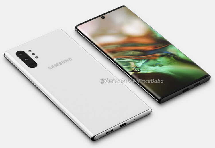 เผยภาพเรนเดอร์ Samsung Galaxy Note 10 Pro มาพร้อมกล้องหลัง 4 ตัว จอ 6.75 นิ้ว RAM 12GB แบตเตอรี่ 4,500mAh รองรับชาร์จเร็ว 45 วัตต์