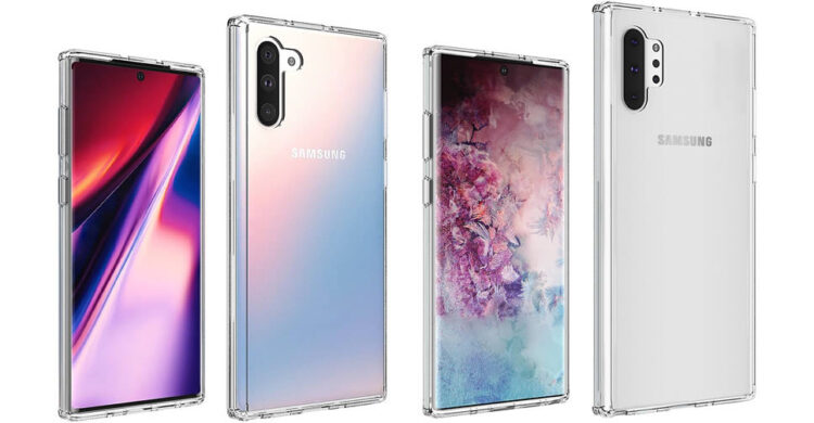 ภาพเรนเดอร์ Samsung Galaxy Note 10 ใหม่ล่าสุด จากผู้ผลิตเคส ยืนยันไม่มีช่องเสียบหูฟัง 3.5 มม. และไร้ปุ่ม Bixby