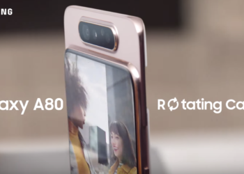 Samsung ปฏิวัติวงการสมาร์ทโฟน ด้วย “Galaxy A80” มาพร้อม Rotating Triple Camera ครั้งแรกของโลก ภาพถ่ายคมชัดเท่ากันทั้งกล้องหน้าและกล้องหลัง เป็นเจ้าของได้แล้ววันนี้