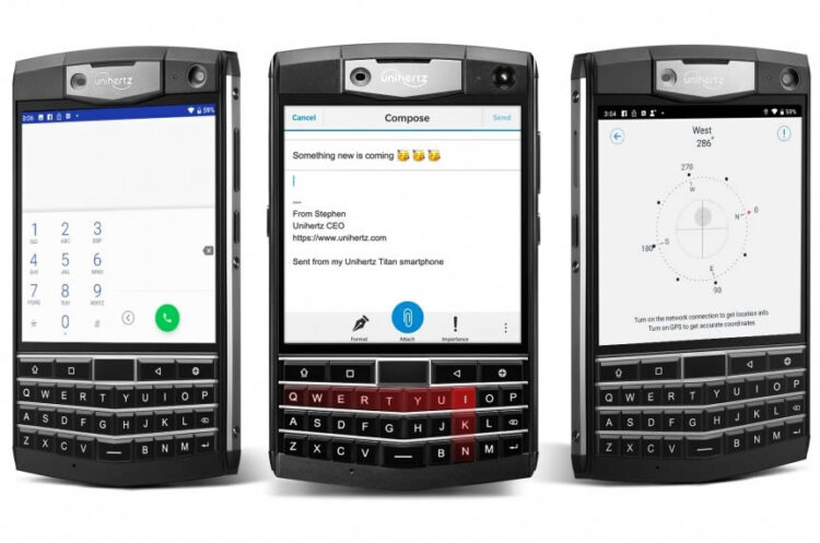 Unihertz Titan สมาร์ทโฟนที่ถอดแบบมาจาก BlackBerry Passport แต่ทำงานบน Android