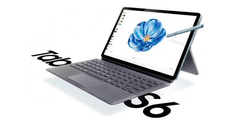 เผยภาพเรนเดอร์ Samsung Galaxy Tab S6 ที่มาพร้อม Keyboard Cover มีทัชแพดในตัว