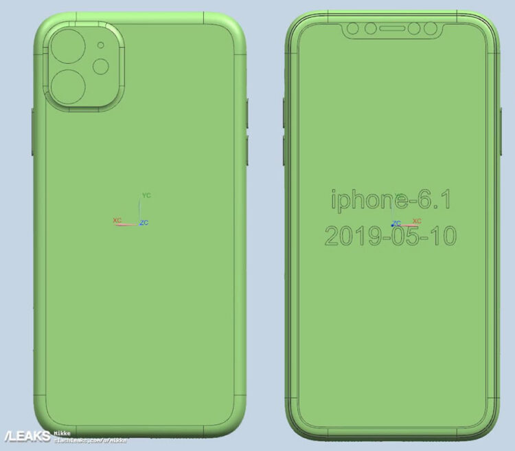 หลุดยกชุด!! ชมภาพเรนเดอร์ iPhone XI, iPhone XI Max และ iPhone XIR จากไฟล์ CAD ใหม่ล่าสุด