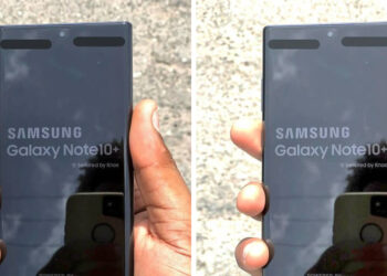 ชมภาพหลุด Samsung Galaxy Note 10+ ตัวเป็นๆที่ถูกถ่ายด้วย iPhone XR 2019