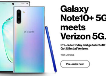ภาพหลุด Samsung Galaxy Note 10+ 5G จาก Verizon ผู้ให้บริการฯ ในสหรัฐอเมริกา