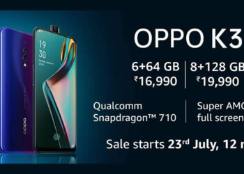 เปิดราคา OPPO K3 มาพร้อมกล้องป๊อปอัพ ชิป Snapdragon 710 แรม 8GB รองรับ VOOC 3.0 เริ่มต้นราว 7,600 บาท