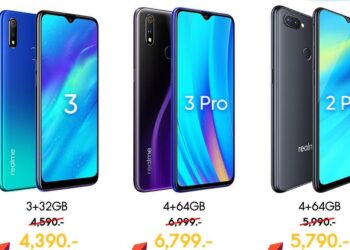 realme จัดโปร Flash Sale หั่นราคา realme 3 Pro, 2Pro และ 3 โดนใจกว่าเดิม พร้อมเพิ่มส่วนลด realme 3 Pro อีก 1,000 บาท ที่ Lazada วันที่ 22 สิงหาคมนี้วันเดียวเท่านั้น