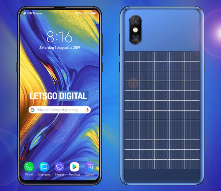Xiaomi จดสิทธิบัตรสมาร์ทโฟน ที่ติดตั้งแผงโซลาร์เซลล์ไว้ที่ด้านหลัง