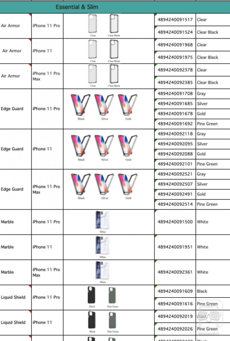 ผู้ผลิตเคส เผยชื่อเรียกทางการของ iPhone ทั้ง 3 รุ่นใหม่ ที่จะเปิดตัวในเดือนกันยายนนี้