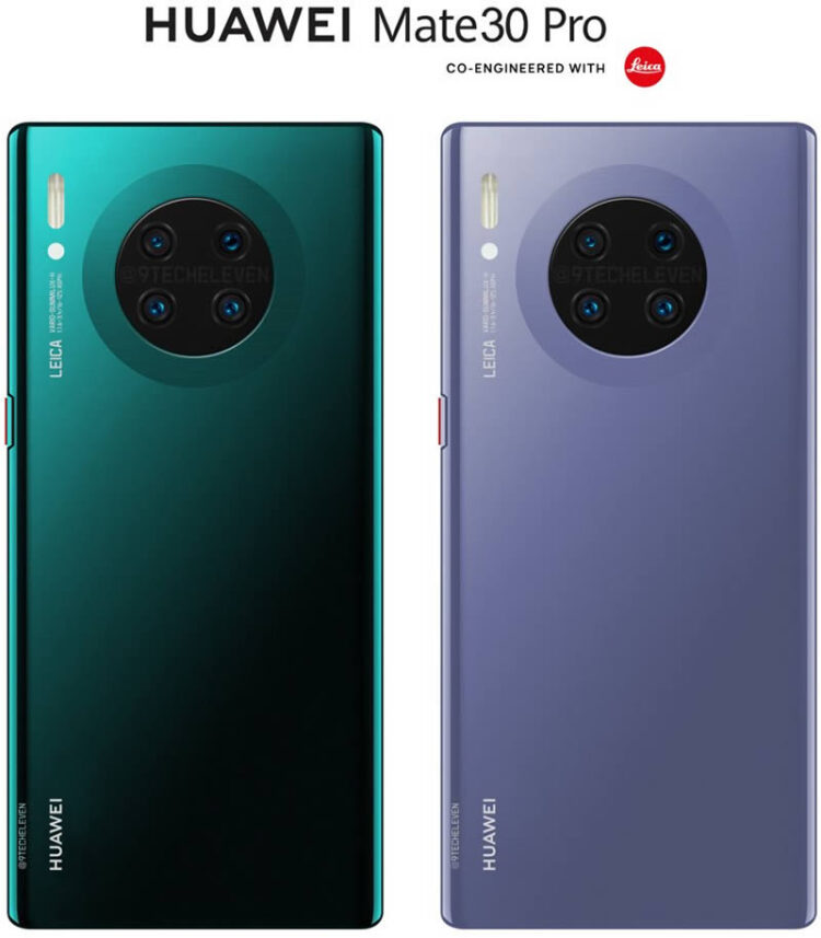 ชมภาพเรนเดอร์ Huawei Mate 30 Pro ที่สร้างขึ้นจากภาพหลุด