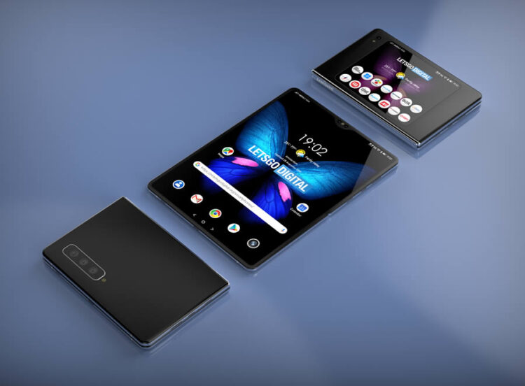 Samsung จดสิทธิบัตร Galaxy Fold รุ่นใหม่ พร้อมกัน 3 ฉบับ มีดีไซน์พับอุปกรณ์ในแนวนอน