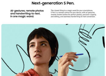 หลุด!! ภาพโปรโมท Galaxy Note 10 ที่จะถูกใช้แนะนำสมาร์ทโฟนบนเว็บไซต์ เปิดเผยฟีเจอร์ Air gestures ของ S Pen