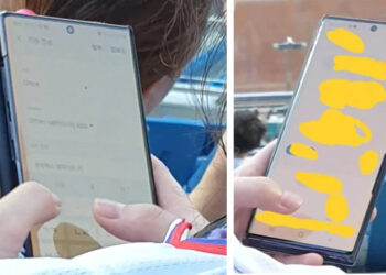 ภาพหลุด Samsung Galaxy Note 10 เครื่องจริง ขอบจอบางเฉียบ ถูกจับภาพได้ในที่สาธารณะ