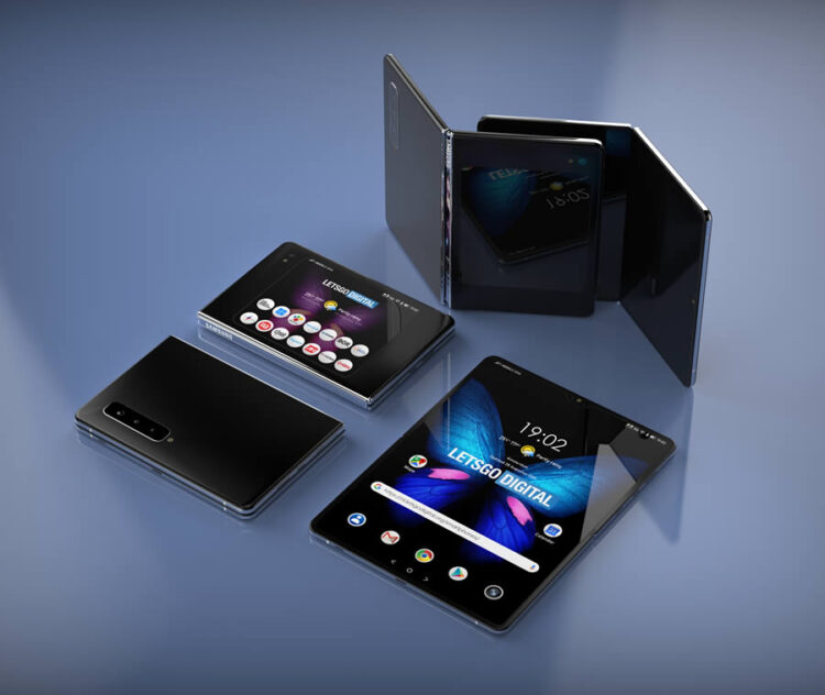 Samsung จดสิทธิบัตร Galaxy Fold รุ่นใหม่ พร้อมกัน 3 ฉบับ มีดีไซน์พับอุปกรณ์ในแนวนอน