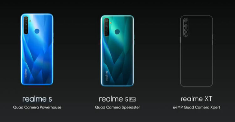 realme 5 และ realme 5 Pro เปิดตัวแล้ว!! มาพร้อมกล้องหลัง 4 ตัว ตัวหลัก 48MP ก่อนเปิดตัว realme XT กล้องหลัก 64MP ปลายเดือนหน้า