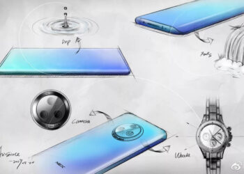 Vivo เผยภาพร่าง NEX 3 แสดงให้เห็นจอแสดงผล Waterfall ขอบโค้ง กล้องหลัง 3 ตัว วางบนกรอบวงกลม