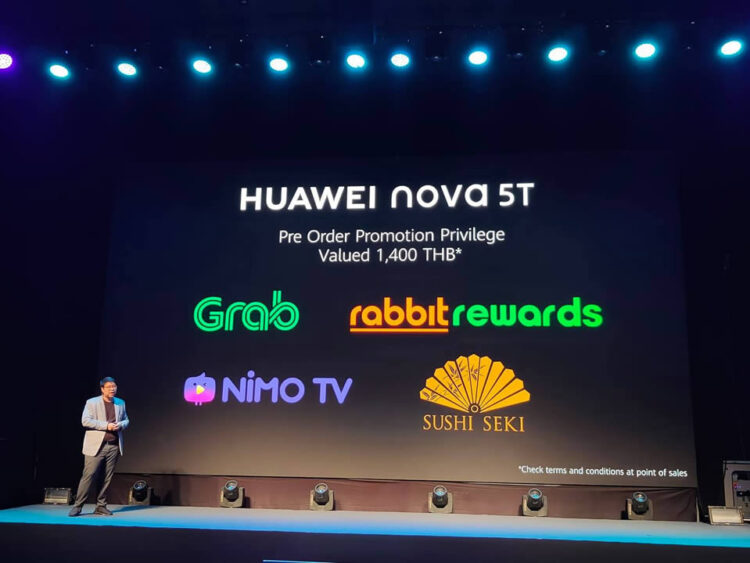 Huawei Nova 5T เปิดตัวในไทยแล้ว 10,990 บาท ด่วน!! จองภายในวันนี้ รับของแถมสุดพิเศษ