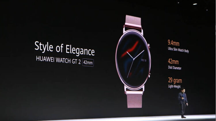 Huawei Watch GT 2 เปิดตัวแล้ว วัดชีพจรได้แม้อยู่ใต้น้ำ แบตเตอรี่ให้อายุยาวนาน 2 สัปดาห์