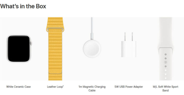 Apple Watch Edition Series 5 รุ่นตัวเรือนไททาเนียมกับเซรามิก และรุ่น Hermès แถมสาย Sport Band มาให้ในกล่อง