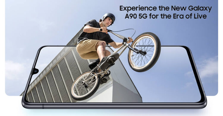 Samsung Galaxy A90 5G เปิดตัวแล้ว!! มาพร้อมชิป Snapdragon 855 กล้องหลัง 3 ตัว จอใหญ่ 6.7 นิ้ว