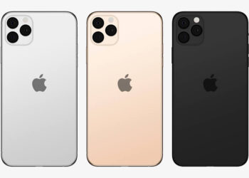 ชมภาพเรนเดอร์ล่าสุดของ iPhone 11 Pro และ iPhone 11 Pro Max ที่ใกล้เคียงของจริงที่สุด กล้องหลัง 3 ตัว โลโก้ Apple อยู่กลางเครื่อง