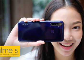 รีวิว realme 5 มาพร้อมกล้องหลัง 4 ตัว แบตอึดสะใจ 5000mAh จอใหญ่ 6.5 นิ้วความจุ 128GB ราคาเริ่มไม่ถึง 5,000 บาท