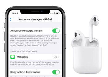 Apple เตรียมปล่อย iOS 13.2 เพิ่มฟีเจอร์ Announce Messages with Siri ใช้งานร่วมกับ AirPods