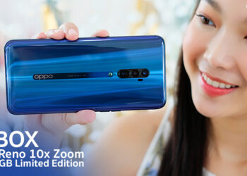 แกะกล่องพรีวิว OPPO Reno 10x Zoom RAM 12GB Limited Edition สีใหม่ Ocean Blue แรมเยอะกว่าราคาเท่าเดิม