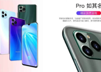 DOOV X11 Pro ลอกเลียนดีไซน์ iPhone 11 Pro และโปสเตอร์ Xiaomi Mi CC9 Pro