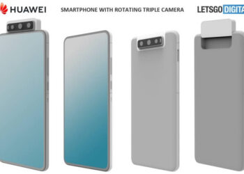 Huawei จดสิทธิบัตรสมาร์ทโฟน ที่มาพร้อมกล้อง 3 ตัว ติดตั้งในโมดูลพลิกหมุนได้ 180 องศา