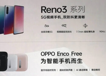 หลุดภาพโปสเตอร์สมาร์ทโฟนรุ่นใหม่จาก OPPO มีทั้ง A8, A11, A91, Reno3 series รวมถึงหูฟังไร้สาย Enco Free