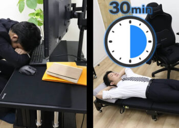 สนมั้ย!! เตียงนอนพับได้ UNDER DESK BED เหมาะไว้ใต้โต๊ะทำงาน งีบหลับได้สบาย