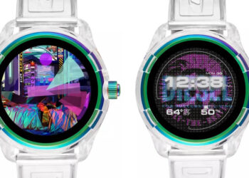 Diesel Fadelite สมาร์ทวอทช์ที่มีตัวเรือนโปร่งแสง รันบน Wear OS ราคาราว 8,290 บาท