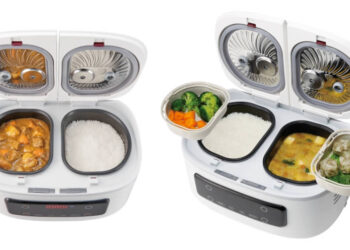 Twin Chef หม้อหุงข้าว พร้อมทำอาหารได้ในตัว รองรับการประกอบอาหารได้ 4 อย่างพร้อมกัน