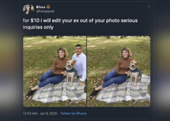 รายได้ดี!! อาชีพใหม่รับจ้างลบแฟนเก่าออกจากภาพถ่าย ด้วยสมาร์ทโฟนเครื่องเดียว ไม่ต้องพึ่ง Photoshop