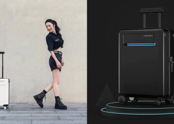 CowaRobot กระเป๋าเดินทางมี AI หลบสิ่งกีดขวาง วิ่งตามเจ้าของได้เอง ไม่ต้องมีรีโมทหรือสมาร์ทโฟนควบคุม