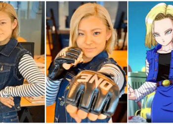 นี่สิหมายเลข 18 ตัวจริง!! นักสู้สาว MMA แปลงโฉมเป็น Android 18 จาก Dragon Ball Z