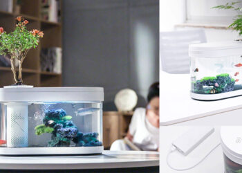 Xiaomi วางขายตู้ปลาพกพาใช้พลังงานจาก Power Bank กดเปลี่ยนน้ำอัตโนมัติ ปลูกต้นไม้ไม่ต้องรดน้ำ ราคาราว 1,350 บาท