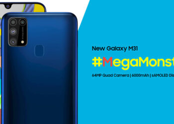 Samsung Galaxy M31 เปิดตัวแล้ว!! มาพร้อมแบต 6000mAh กล้องหลัง 64MP Quad Camera ราคาเริ่มต้นราว 6,620 บาท
