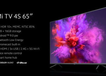 Xiaomi เปิดตัว Mi TV 4S 65 นิ้ว สมาร์ททีวี 4K รองรับ HDR10+ รันบน Android 9 ราคาราว 19,900 บาท