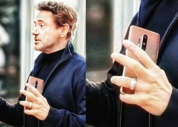 เผยภาพดาราดัง Robert Downey Jr. ถือสมาร์ทโฟน OnePlus 8 Pro อาจเปิดตัวเดือนเมษายนนี้