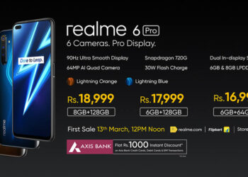 realme 6 และ realme 6 Pro เปิดตัวทางการ มาพร้อมจอ 90Hz กล้องหลัง 64MP ชาร์จเร็ว 30W VOOC 4.0 ในราคาเริ่มต้นราว 5,600 บาท