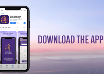การบินไทยผุดไอเดียเก๋!! กักตัวอยู่บ้าน 4 ชั่วโมง ได้รับ 1 ไมล์ จำนวน 1,000,000 ไมล์ บนแอป THAI STAY HOME MILES EXCHANGE บน iOS และ Android